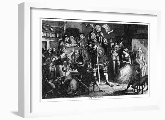 The Stone Kitchen, 1840-George Cruikshank-Framed Giclee Print