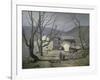 The Stone Mill in Bucks County, c.1909-Robert Spencer-Framed Giclee Print