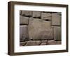 The Stone of Twelve Angles, the Inca Palace of Hatunrumiyoc, Cuzco, Peru-Walter Rawlings-Framed Photographic Print