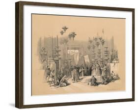 The Stone of Unction, 1855-David Roberts-Framed Giclee Print