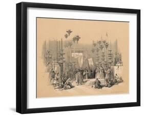 The Stone of Unction, 1855-David Roberts-Framed Giclee Print