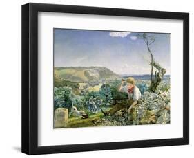 The Stonebreaker, C.1857-58-John Brett-Framed Giclee Print