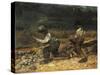 The Stonebreaker-Gustave Courbet-Stretched Canvas