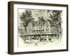 The Stoneman House Yosemite Valley 1891, USA-null-Framed Giclee Print