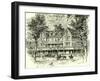 The Stoneman House Yosemite Valley 1891, USA-null-Framed Giclee Print