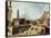 The Stonemason's Yard, C. 1726-30-Canaletto-Framed Stretched Canvas