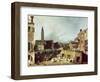 The Stonemason's Yard, C. 1726-30-Canaletto-Framed Premium Giclee Print