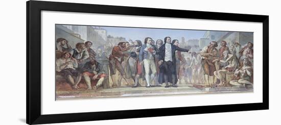 The Stones Were Running Up for a Breton Tale-Charles Barbant-Framed Giclee Print