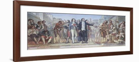 The Stones Were Running Up for a Breton Tale-Charles Barbant-Framed Premium Giclee Print