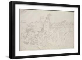 The Stonewalls and Towers of Nepi, 1807-Joachim Faber-Framed Giclee Print