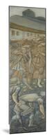 The Stoning of Saint Stephen, One of Three Cartoons for Stained Glass-Edward Burne-Jones-Mounted Premium Giclee Print