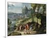 The Stoning of Saint Stephen-Battista Dossi-Framed Giclee Print