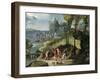 The Stoning of Saint Stephen-Battista Dossi-Framed Giclee Print