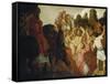 The Stoning of St. Stephen, 1625-Rembrandt van Rijn-Framed Stretched Canvas