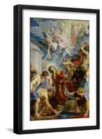 The Stoning of St. Stephen, from the Triptych of St. Stephen-Peter Paul Rubens-Framed Giclee Print