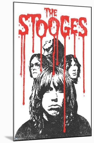 The Stooges - Bleeding Logo-Trends International-Mounted Poster
