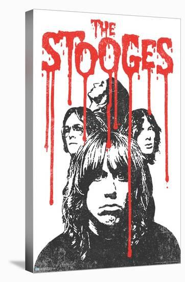 The Stooges - Bleeding Logo-Trends International-Stretched Canvas