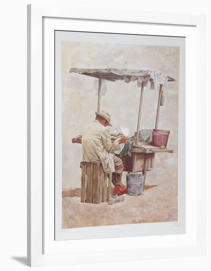 The Store Keeper from Guadalajara-Vic Herman-Framed Limited Edition