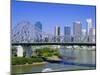 The Storey Bridge and City Skyline, Brisbane, Queensland, Australia-Mark Mawson-Mounted Photographic Print