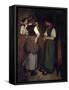 The Stories of Grandmother Salvan, 1847-Gustave Courbet-Framed Stretched Canvas