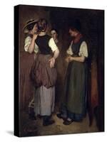 The Stories of Grandmother Salvan, 1847-Gustave Courbet-Stretched Canvas