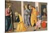 The Stories of St Peter, Detail from Predella of Sacred Conversation-Domenico Ghirlandaio-Stretched Canvas