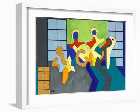 The Stork Is the Witness, 2009-Jan Groneberg-Framed Giclee Print