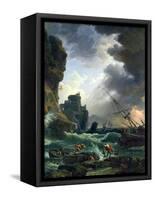 The Storm, 1777-Claude Joseph Vernet-Framed Stretched Canvas