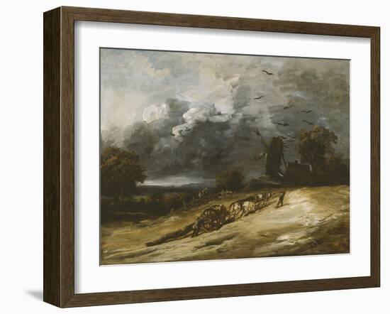 The Storm, 1814-30-Georges Michel-Framed Giclee Print