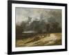 The Storm, 1814-30-Georges Michel-Framed Giclee Print