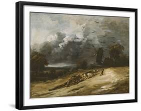 The Storm, 1814-30-Georges Michel-Framed Giclee Print