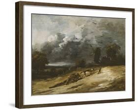 The Storm, 1814-30-Georges Michel-Framed Giclee Print