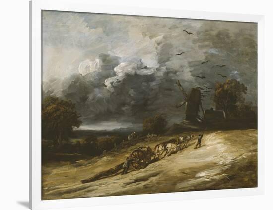 The Storm, 1814-30-Georges Michel-Framed Giclee Print