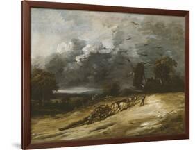 The Storm, 1814-30-Georges Michel-Framed Giclee Print