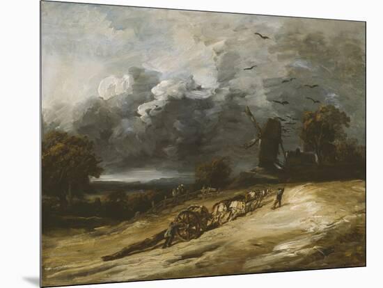 The Storm, 1814-30-Georges Michel-Mounted Giclee Print