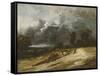 The Storm, 1814-30-Georges Michel-Framed Stretched Canvas