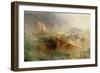 The Storm, C.1840-45 (Oil on Canvas)-Joseph Mallord William Turner-Framed Giclee Print