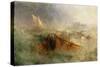 The Storm, C.1840-45 (Oil on Canvas)-Joseph Mallord William Turner-Stretched Canvas