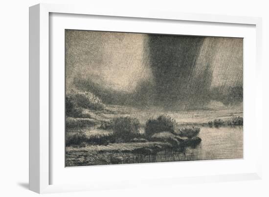 'The Storm', c1890-Alphonse Legros-Framed Giclee Print