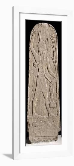 The Storm-God Baal with a Thunderbolt, from Ugarit circa 1350-1250 BC-null-Framed Premium Giclee Print