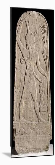 The Storm-God Baal with a Thunderbolt, from Ugarit circa 1350-1250 BC-null-Mounted Premium Giclee Print