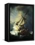 The Storm on the Sea of Galilee-Rembrandt van Rijn-Framed Stretched Canvas