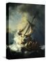 The Storm on the Sea of Galilee-Rembrandt van Rijn-Stretched Canvas