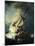 The Storm on the Sea of Galilee-Rembrandt van Rijn-Mounted Giclee Print