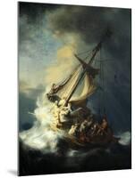 The Storm on the Sea of Galilee-Rembrandt van Rijn-Mounted Giclee Print