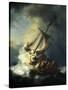 The Storm on the Sea of Galilee-Rembrandt van Rijn-Stretched Canvas