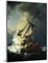 The Storm on the Sea of Galilee-Rembrandt van Rijn-Mounted Premium Giclee Print