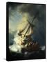 The Storm on the Sea of Galilee-Rembrandt van Rijn-Framed Stretched Canvas