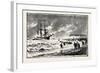 The Storm on the South Coast, the Wreck of the Barque T.P. Fluger, Off St. Leonards-null-Framed Giclee Print