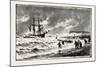 The Storm on the South Coast, the Wreck of the Barque T.P. Fluger, Off St. Leonards-null-Mounted Giclee Print